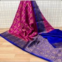 dyeble monga silk saree  thumb 4