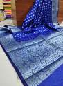 Latest Single and Double  Zari Silk Saree  thumb 5
