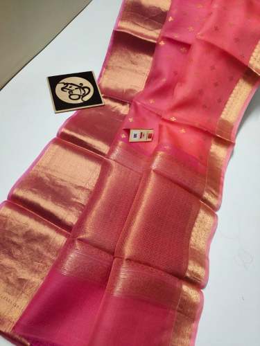 Premium Quality Dyeable Kora Muslin Silk Saree