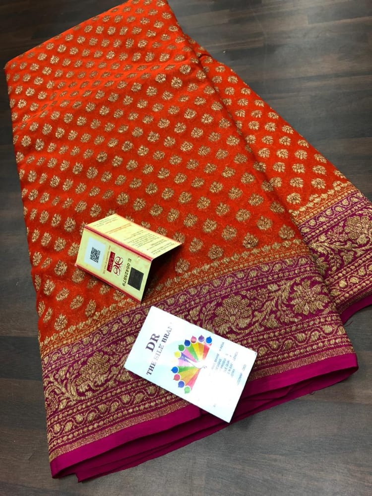 semi georget silk saree  by s r fabrics