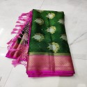 semi monga silk saree  thumb 7