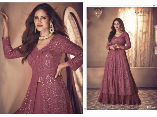 Aashirwad 123 Sequence Semi Stitched Suit 