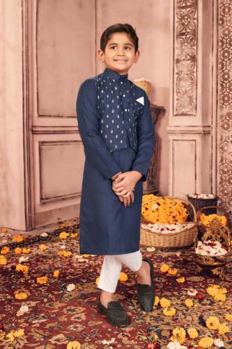 Boys Cotton Kurta Payjama Set by tathastu lifestyle