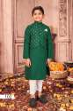 Boys Cotton Kurta Payjama Set thumb 3