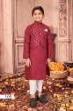 Boys Cotton Kurta Payjama Set thumb 6