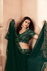 New Arrival Green Georgette Lehenga Choli