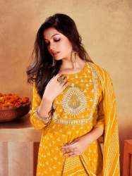 New Arrival Rayon With Foil Print Suit For Women