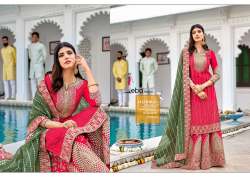 New Collection Embroidery Work Suit Set