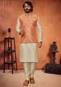 New Collection Mens Kurta Pajama With Jacket Set thumb 2
