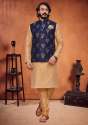 New Collection Mens Kurta Pajama With Jacket Set thumb 7