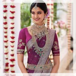 Soft Lichi Art Silk Saree by AAB Bandhan 