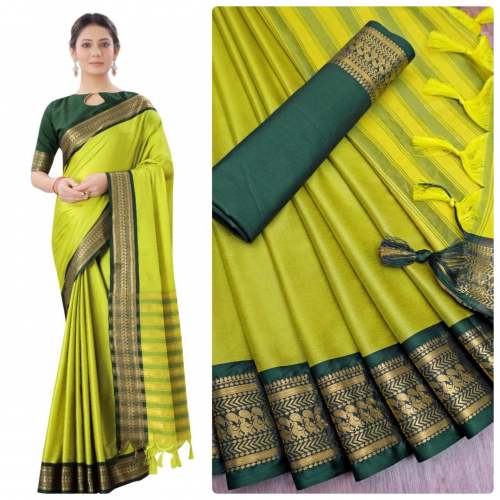 AAB (PALLAVI)Cotton Silk Saree by Aura Saree