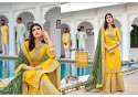  D no   1315 Embroidered Semi Stitched Suit thumb 3