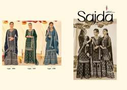 SAJDA Georgette with emboidery work Suit