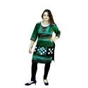 Trendy Sambalpuri Green Kurti For Ladies