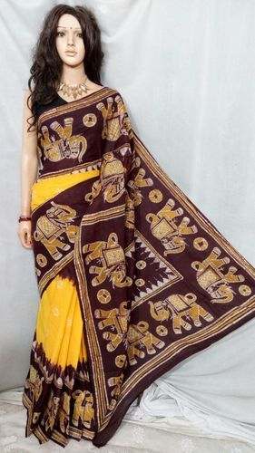Ladies Block Printed Sarees