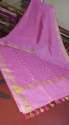 Trendy Cut Work Linen Saree thumb 1
