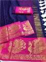 Brahmputra  Pure Mercerised Cotton Silk saree  thumb 1