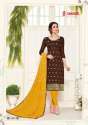 multi color Banarasi designer Suit Material thumb 4