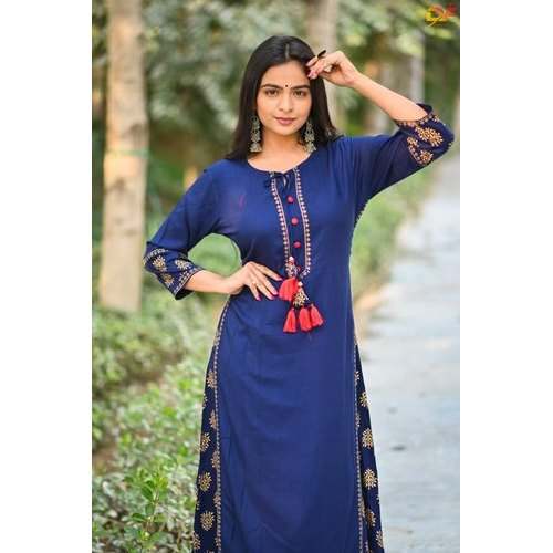 Fancy Cotton Kurti by Simpurity
