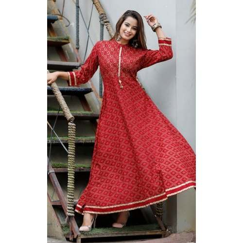 Simpurity Bandhani Cotton Kurti by Simpurity