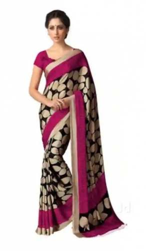 Printed saree at wholesale by Jain Saree Centre