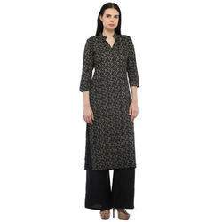 Cotton Kurti With Solid Palazzo