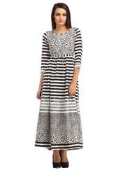 Ladies White One Piece Dress