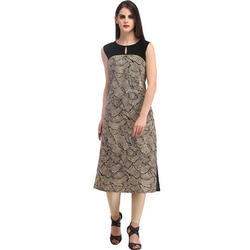 Printed Sleeveless Kurti