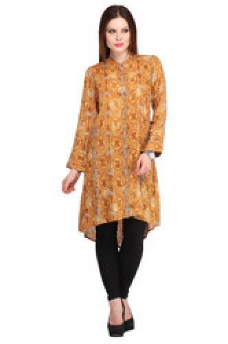 Womens High Low printed Kurti