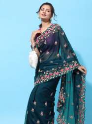 Heavy Multi THREAD Embroidered ZARKAN WORK 1511