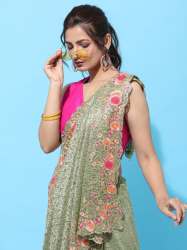 Heavy Multi THREAD Embroidered ZARKAN WORK 1802