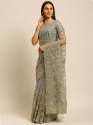 Heavy Net Saree with Blouse pcs - 1061