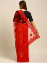 Kasee Presents Embroidered Thread Work Net Saree thumb 1