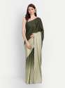 Light To Dark Ombre Satin Saree 