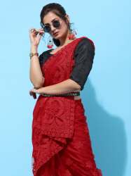 NYLON Thread Work with Hand Work  1645