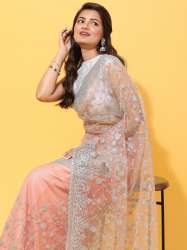 SILVER ZARI EMBROIDERED CODING WORK 1835