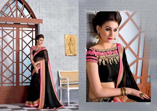 Beautiful Georgette Designer Sarees