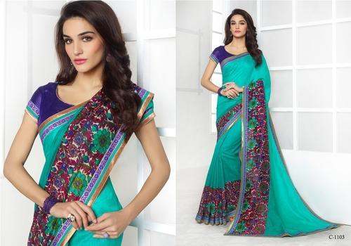 Traditional Printed Ladies Sarees