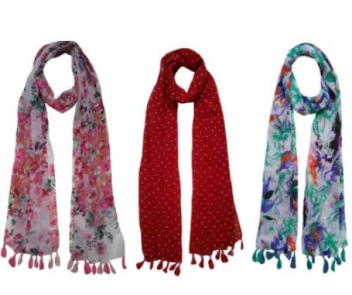 Ladies Cotton Printed Scarves by Marudhara Fashion