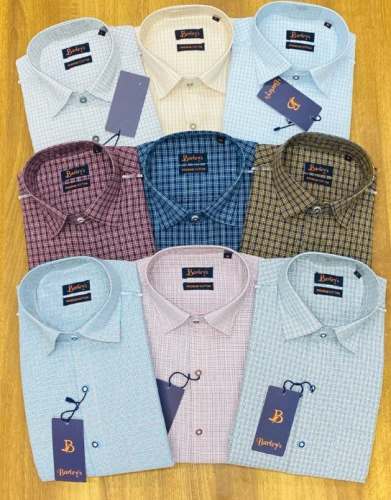 Men Office Wear Cotton Shirts by S L Textiles