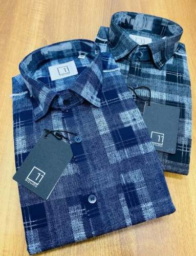 Stylish Boys Check Shirts by S L Textiles