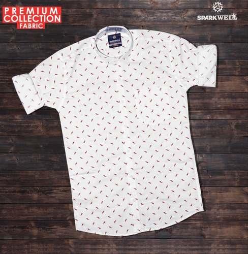 Cotton Printed Shirt by SPARKWELL