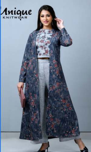 Woolen 3pcs Indo Western Dress  by Rangoli Suits Saree