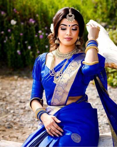fully woven designer saree