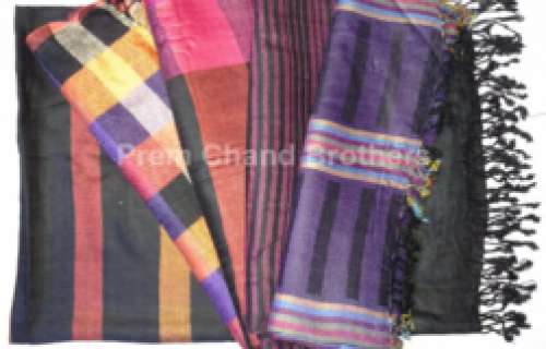 Check Viscose Stoles by Prem Chand Brothers