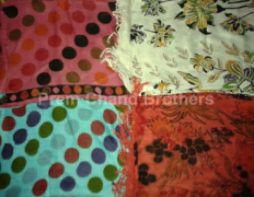 Viscose Print Stole by Prem Chand Brothers