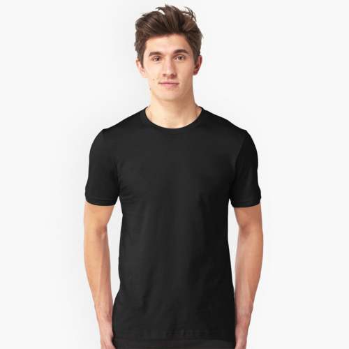 Black Cotton T-Shirt