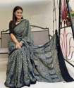 New Ajrakh Model Print Saree For Women thumb 1