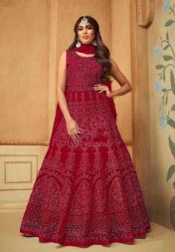 Buy Red Embroidery Suit For Women